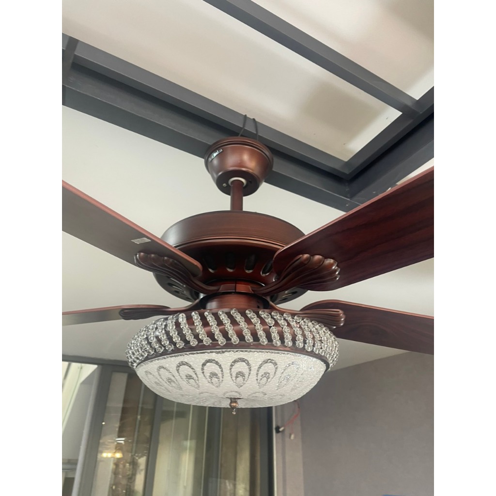 Quạt Trần Đèn 3 Chế Độ Sáng 6 Chế Độ Gió Động Cơ DC Đảo Chiều, Kèm Điều khiển (Bảo Hành 5 Năm)