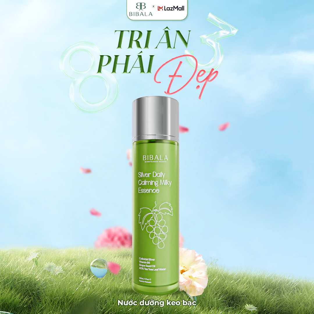 [MỚI] Sữa dưỡng keo bạc phục hồi, ngăn ngừa hại khuẩn cho da tổn thương, nhạy cảm 120ML SILVER DAILY CALMING MILKY ESSEN
