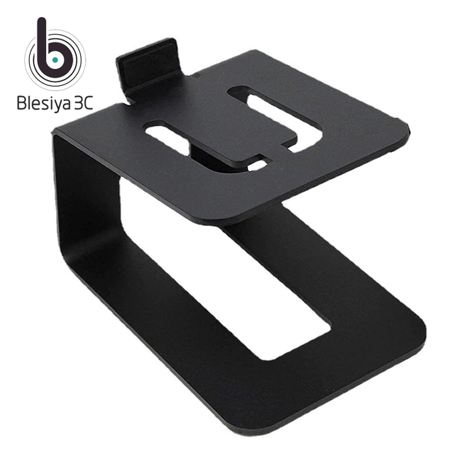 Blesiya Desktop Speaker Stand External Riser C Shaped Shock Absorbing Bracket Metal Anti Slip Rack Universal Tabletop Stand for Computer Equipment