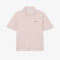 Áo Polo Lacoste Nữ Dáng Rộng Chất Liệu Piqué Mềm Mại