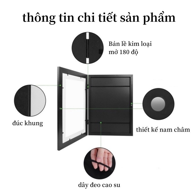 Khung lưu trữ tranh vẽ cho bé làm kỉ niệm có thể lưu trữ tới 50 bức tranh