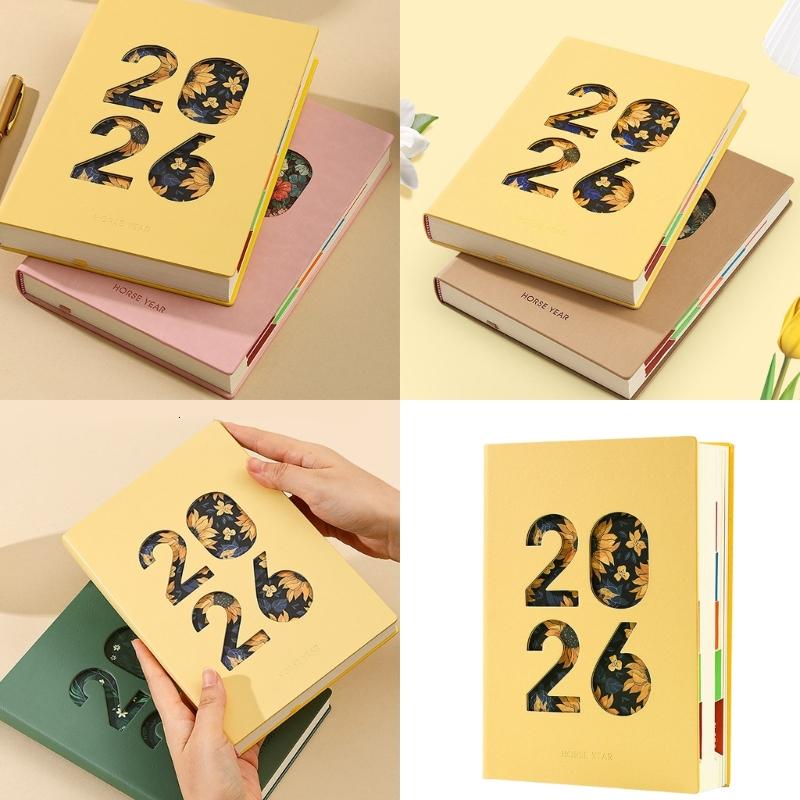 Chuyên nghiệp 2026 Sổ kế hoạch học tập kế hoạch hàng ngày năm đầy đủ với 400 trang ngày cho sinh viên nam nữ lập kế hoạch hàng ngày