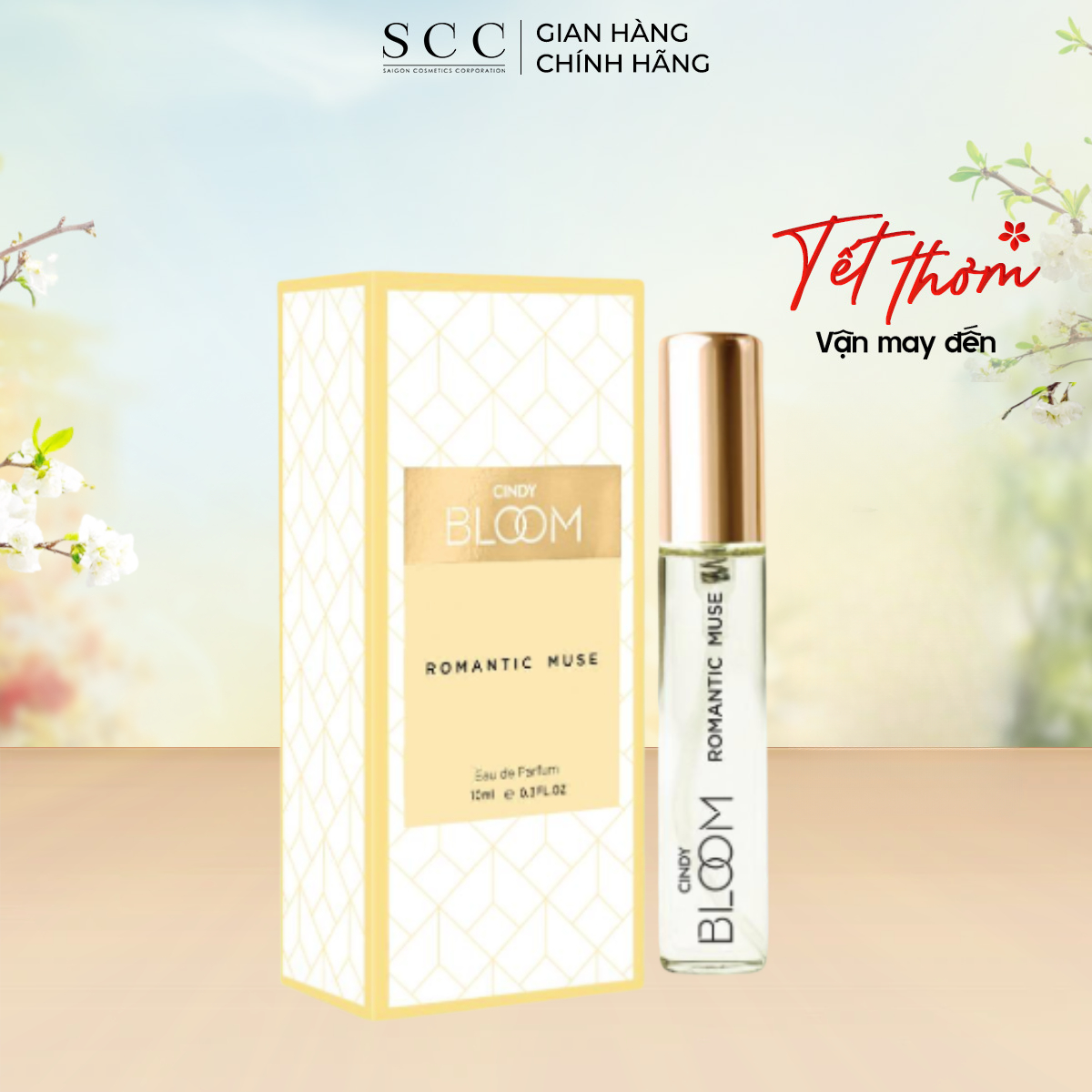 Nước Hoa Nữ Cindy Bloom Romantic Muse Hương Quyến Rũ Lãng Mạn 10ml Chính Hãng