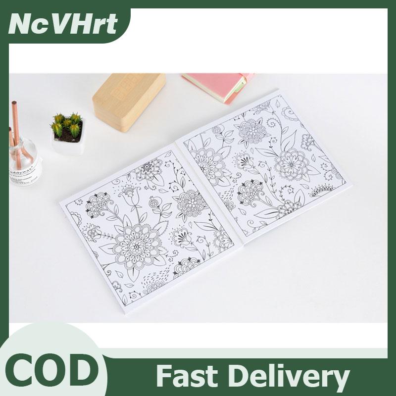 👉Hot Sale NcVHrt Trang 120 cuốn sách tô màu hoa mandalas Hàn Quốc cho trẻ em người lớn vẽ graffiti