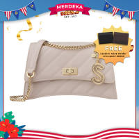 SEMBONIA Janne Quilted Trapeze Crossbody Bag - 0603853-001S-08