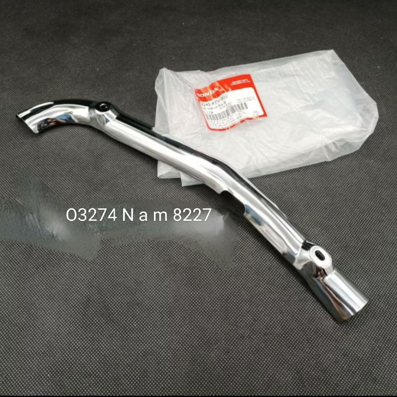 Ốp vĩ che cổ pô, ống xã xe WAVE ALPHA đời đầu zin Honda