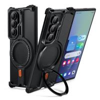 OATSBASF Kim Loại Không Khung Ốp lưng Điện thoại Samsung Galaxy Z Gấp 8/Z Gấp 7 với 360° Xoay Được Đứng Và Magsafe Hỗ Trợ Sạc