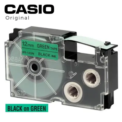 Casio 12mm Label IT EZLabel Original Label Tape Cartridge 12mm width (Available in White, Silver, Green, Blue, Red, Yellow)
