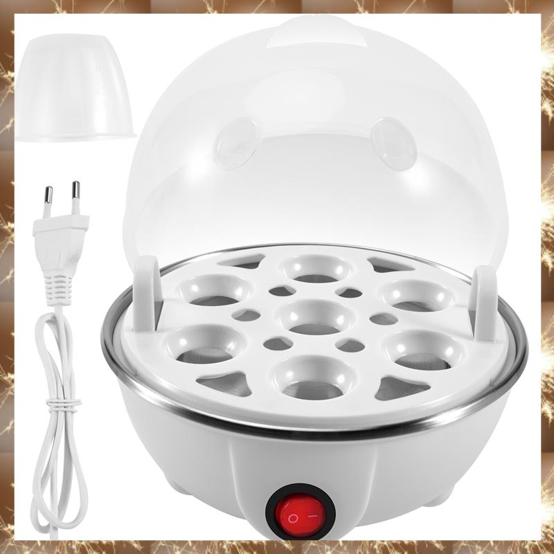 T1Electric Boiled Egg Cooker Boiler Maker Rapid Heating Stainless Steel Steamer Pan Cooking Tool