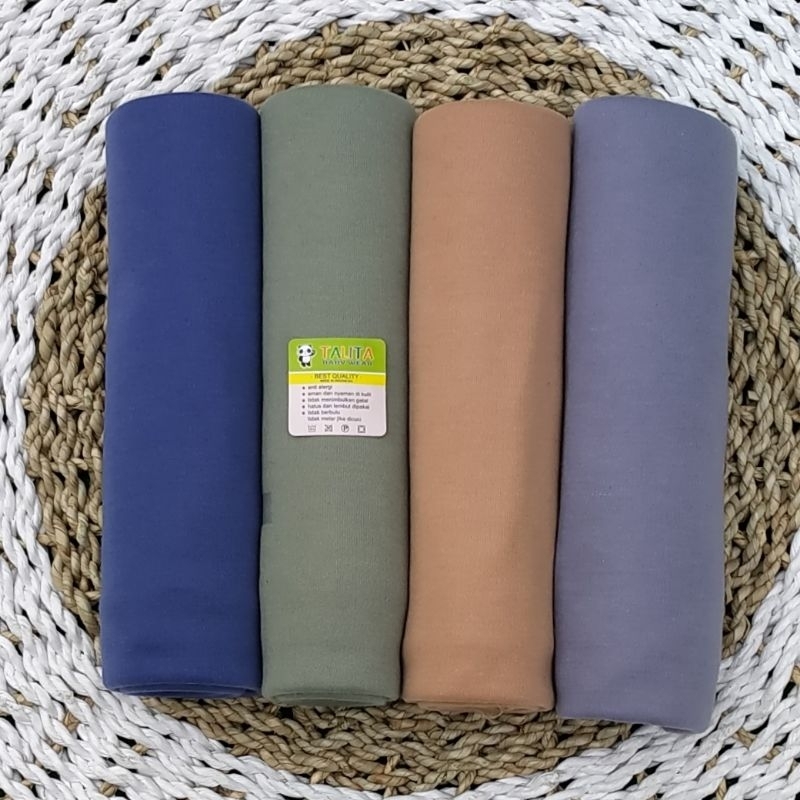 Perlengkapan Bayi Baru Lahir 4 Pcs Bedong Bayi Polos Pernel Baby Newborn Selimut Alas Tidur bayi