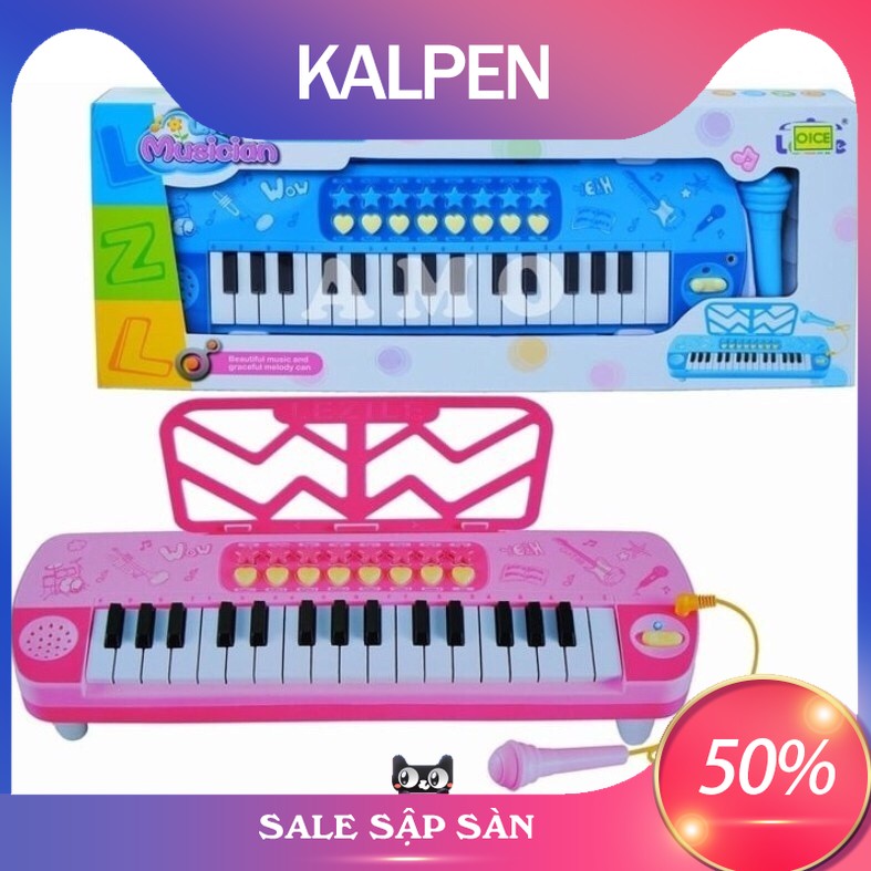Đàn Piano Điện Tử 61 Phím Tặng kém dây sạc và  Kèm mic Cho Bé,KALPEN - 3