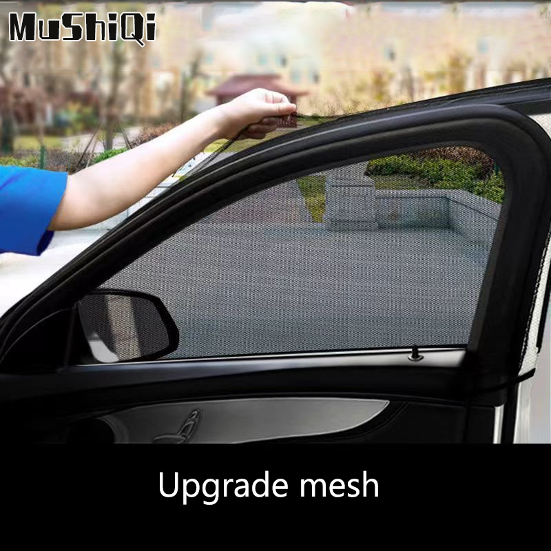 Automotive mosquito screen windows, windows, mosquito nets, sunshades, universal thermal insulation curtains, sedan sun screens ราคา 163 บาท*ส่งฟรี