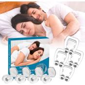 4-Pack Silicone Magnetic Anti-Snoring Nose Clips - Snore Stopper