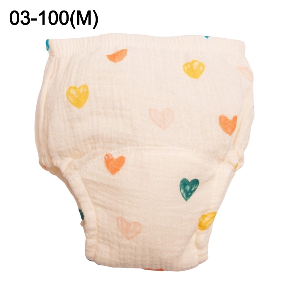 X MOM BABY Gạc bông Quần tập cho bé Thoáng khí Chống thấm nước Quần tã Thoải mái Chống rò rỉ Tã em bé Sử dụng cho trẻ  biết đi - 6