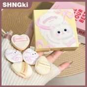 SHNGki Mặt Puff Set Meow Giấc Mơ Nhật Ký Đám Mây Kem Che Khuyết Điểm Ngón Tay Phun Trang Điểm Sửa Chữa Thiết Lập Hộp Công Cụ Cho Nhà Văn Phòng onthegouse Sử Dụng
