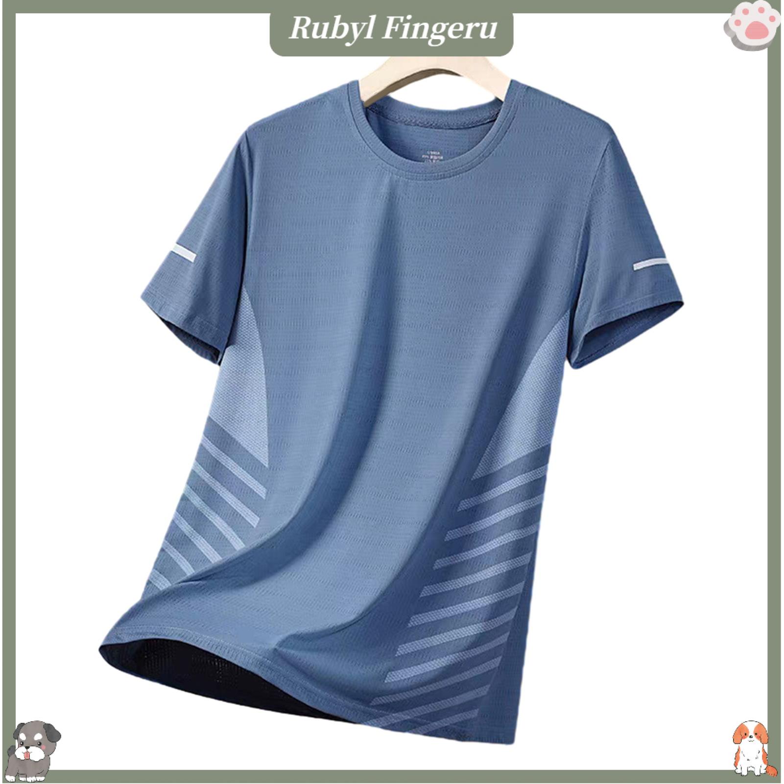 Men Ventilated Sportswear Tee Breathable Men Sports Top Men's Quick-dry Breathable Mesh T-shirt Loose Fit Athletic Tee for Jogging Gym Fitness Training Outdoor Workouts – Lightweight Summer Sports - 2