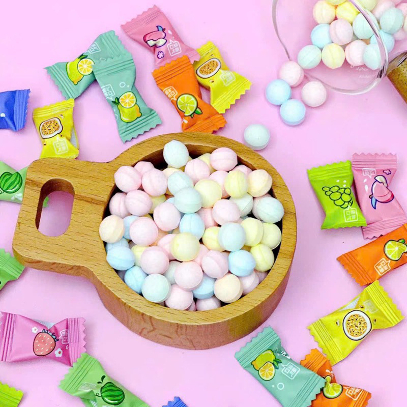 Kẹo Ngậm Vitamin C Trái Cây Không Đường - Ăn Vặt 492