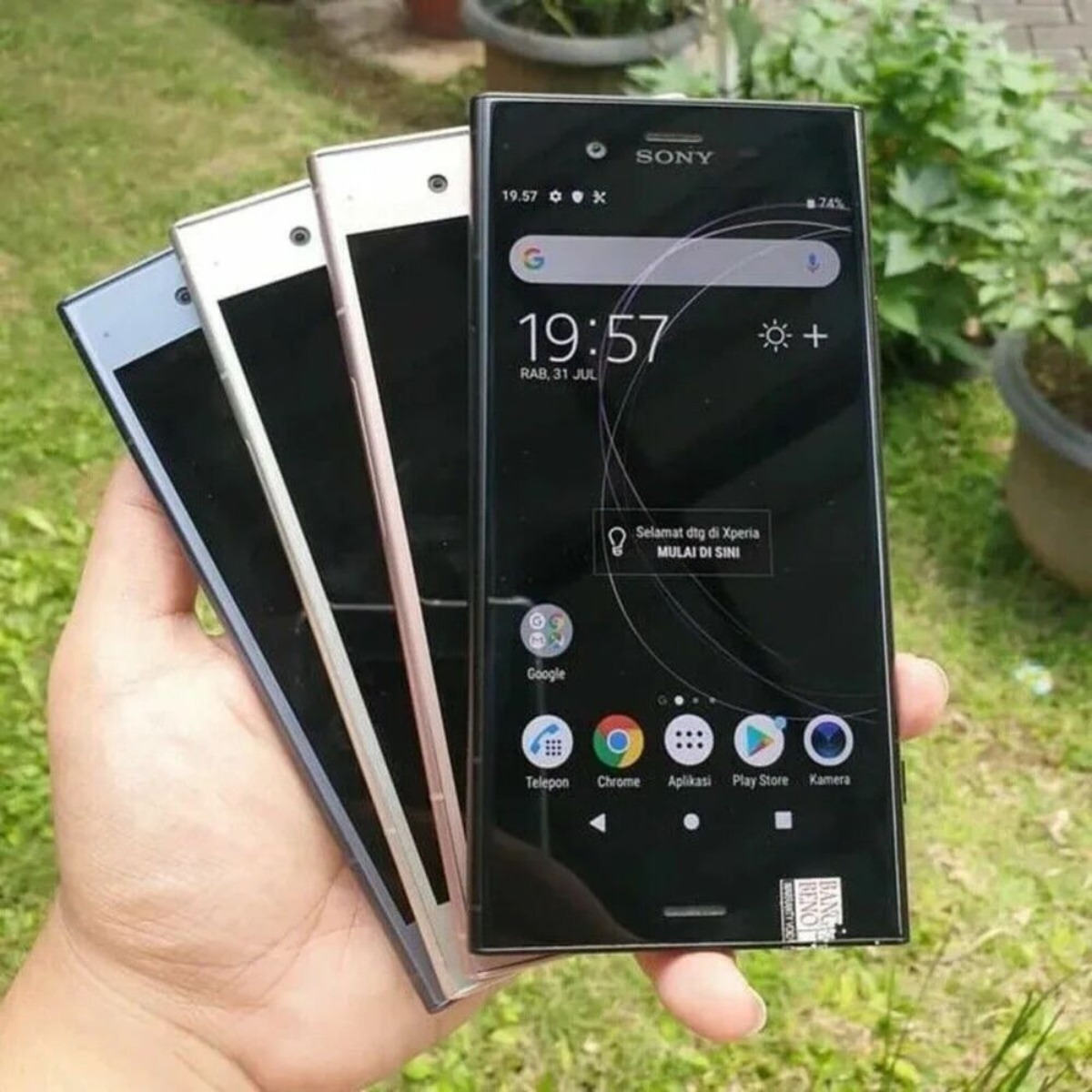 Sony Xperia XZ1 G8341 G8342 Unlocked Original 4GB RAM 64GB ROM 19MP+13MP 4K Video Smartphone ราคา 3,407 บาท*ส่งฟรี
