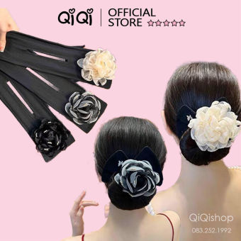 Dụng Cụ Búi Tóc Hình Hoa Quấn Kẹp Tóc Tạo Kiểu Búi Xinh Xắn QiQiShop