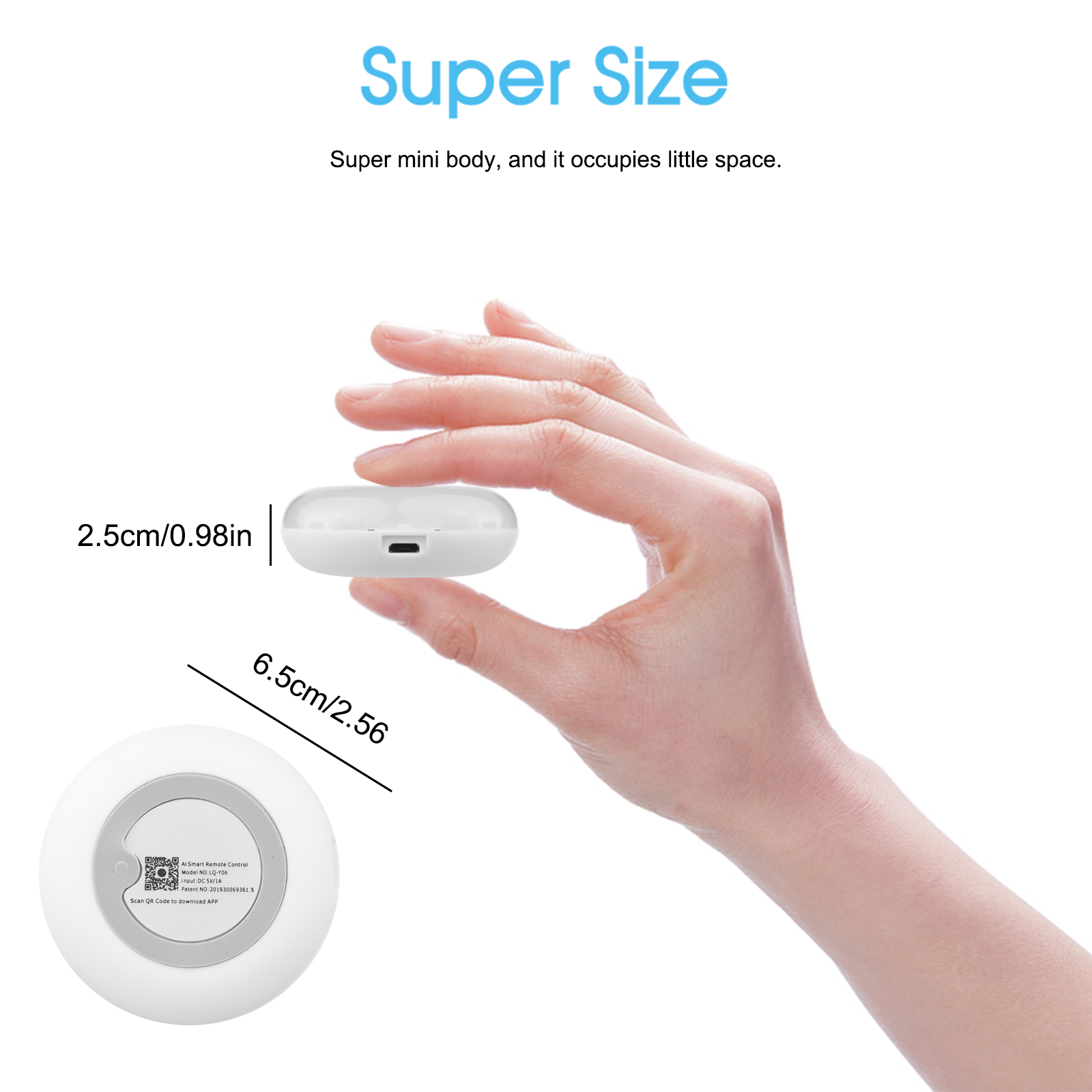 LIXADA Tuya WIFI Smart IR Remote Controller Smart Home Infrared Universal Remote Control for Air Conditioner Tuya Smart Life APP White - Jenama LIXADA Harga 21 Ringgit*Penghantaran Percuma