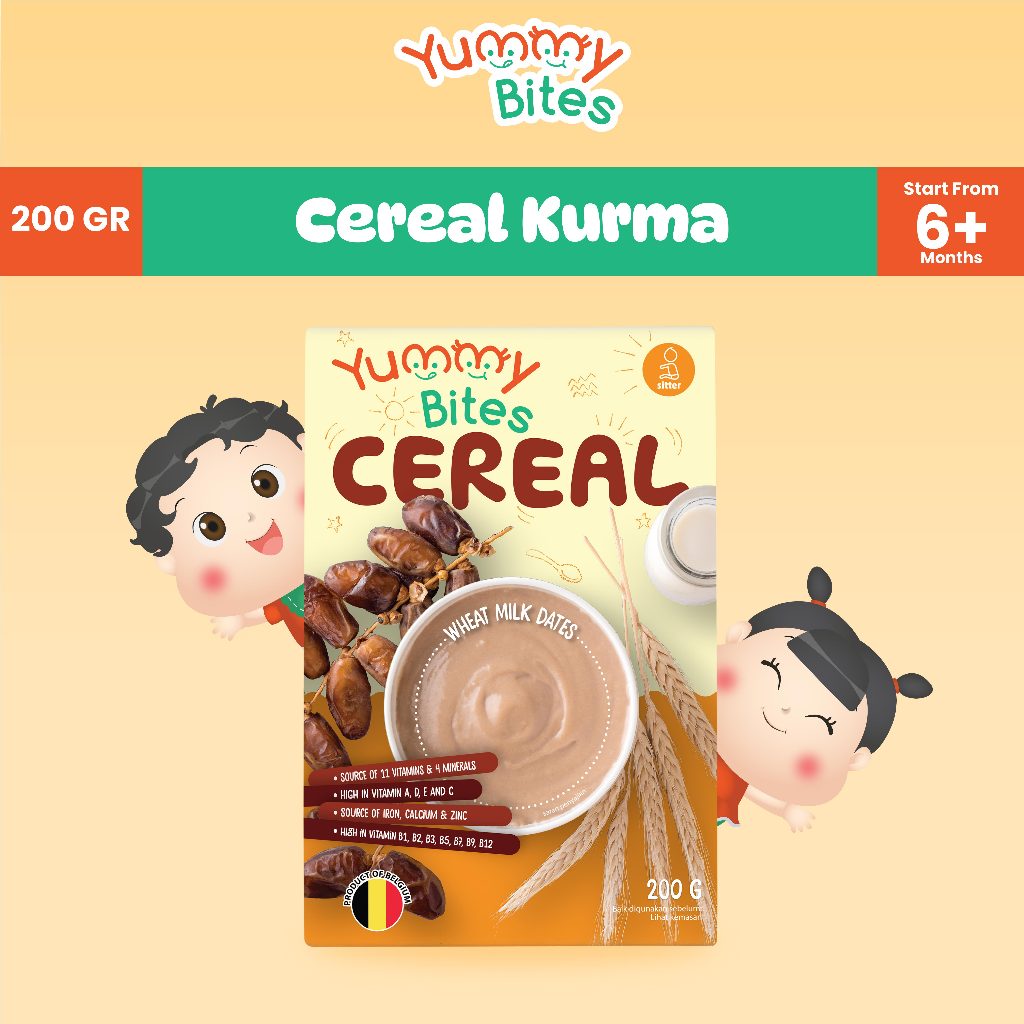 [LAZADA EXCLUSIVE] Yummy Bites Cereal 200 GR/ MPASI Baby/ Bubur Bayi