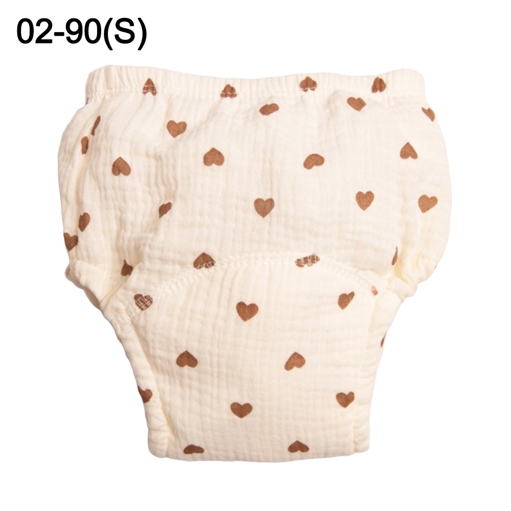 X MOM BABY Gạc bông Quần tập cho bé Thoáng khí Chống thấm nước Quần tã Thoải mái Chống rò rỉ Tã em bé Sử dụng cho trẻ  biết đi - 2