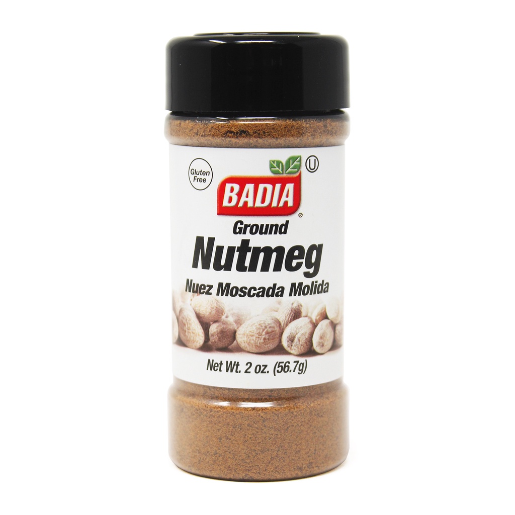 Bột Nhục Đậu Khấu, Ground Nutmeg, Gluten Free, 2 oz 56.7g - BADIA
