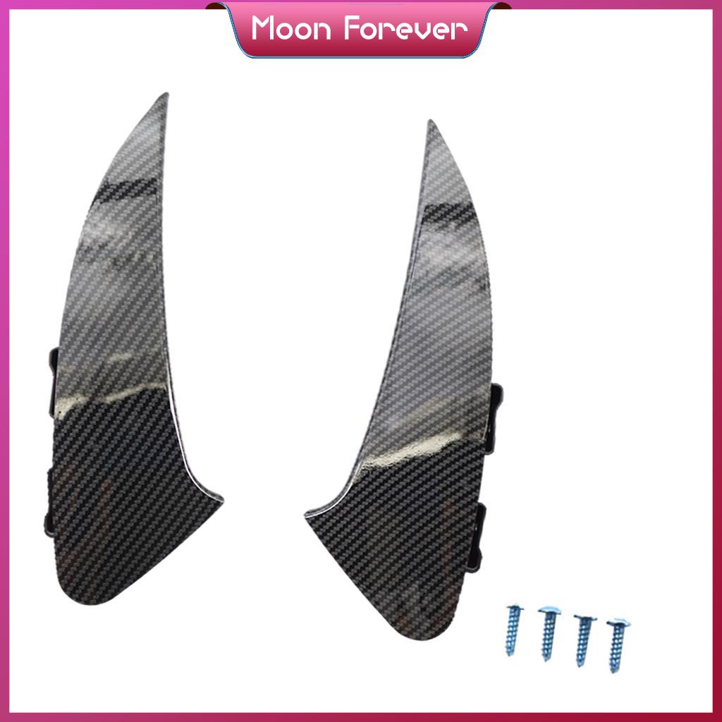Moon Forever Car Rear Bumper Lip Diffuser Splitter Carbon Fibre Pattern