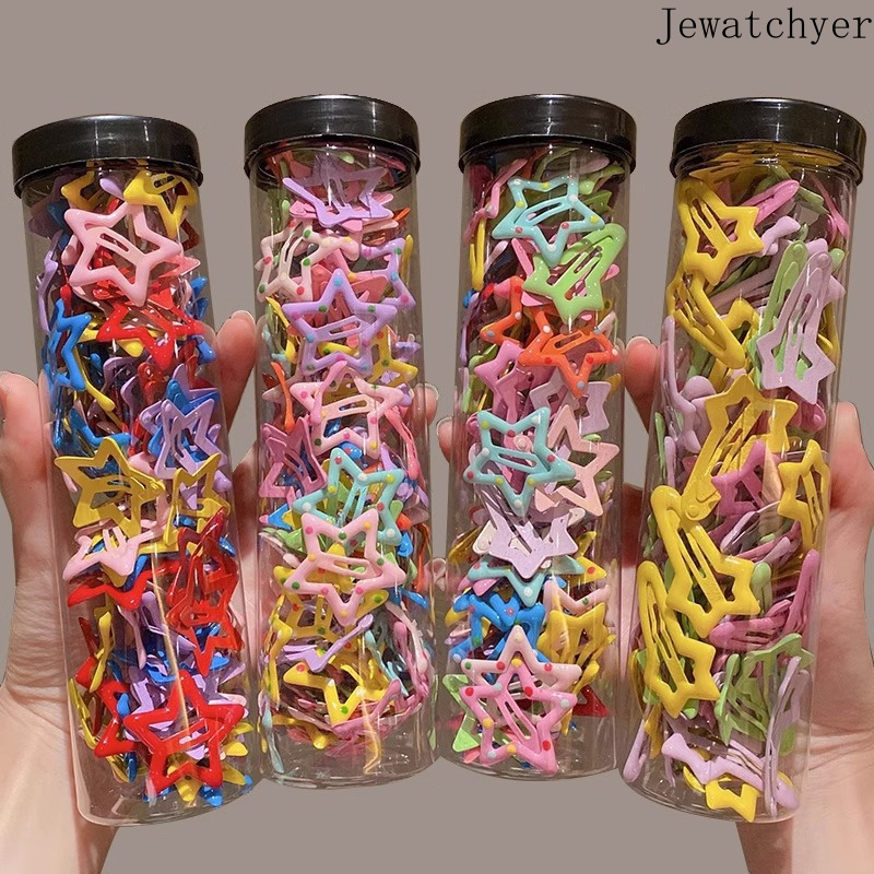  Kẹp tóc sao dopamine cho phụ nữ kẹp tóc để bán tại các quầy kẹp nhỏ cho tóc mái phụ kiện tóc Yiwu cảm giác cao cấp mùa hè 