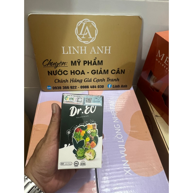 Viên xơ thảo mộc dr eo chính hãng vic hộp 60 viên