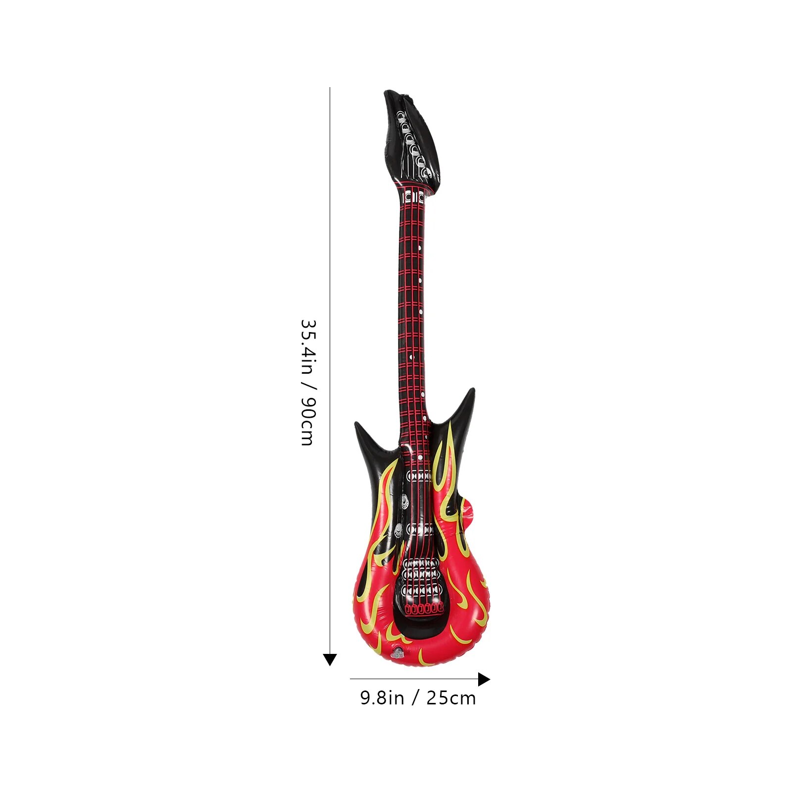 8 pcs Guitar thổi phồng trẻ em cung cấp PVC dụng cụ đồ chơi âm nhạc bóng đạo cụ tiệc sáng tạo con bãi biển mới 2023