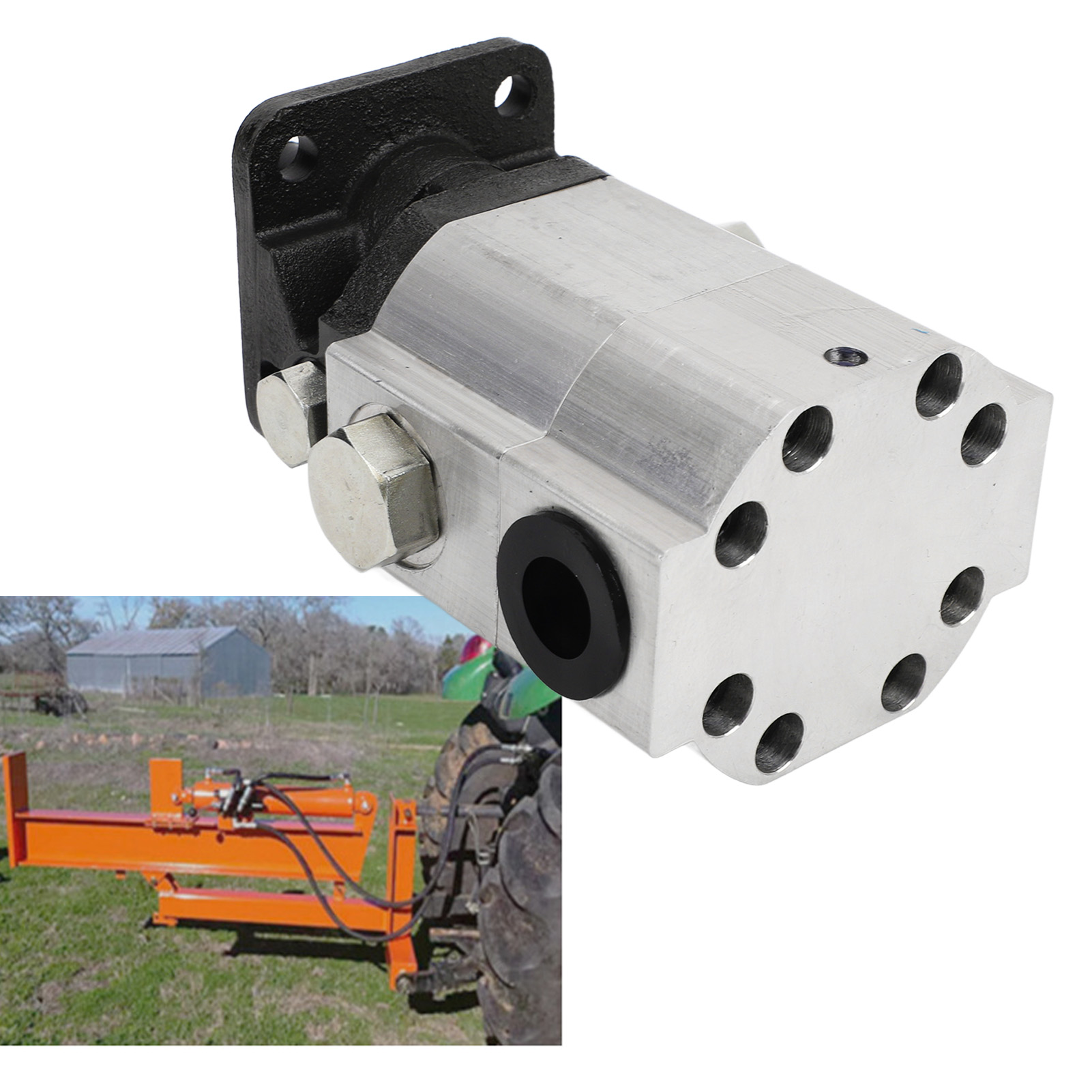 Garosa Máy bơm tách gỗ 3600RPM Máy bơm chia gỗ thủy lực đa chức năng 3000PSI cho các thiết bị kẹp Giá 4,101,000 Đồng*Miễn phí vận chuyển