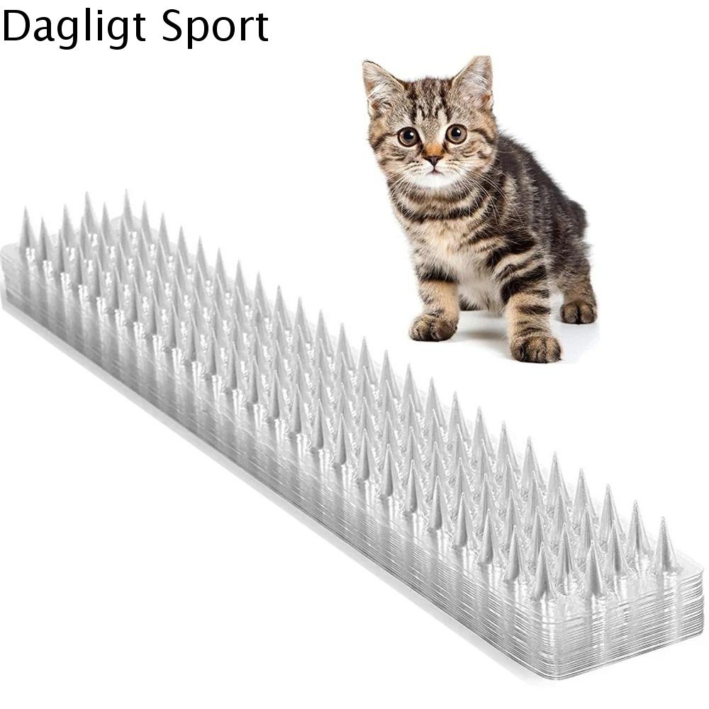DAGLIGT 10/20Pcs พลาสติกทำจากพลาสติก เครื่องไล่สัตว์หนามแหลม กันน้ำกันน้ำได้ แถบนำแสง หนามแหลมควบคุมนก การควบคุมรั้วสวน โปร่งใสโปร่งใส ป้องกันนกหนาม กระรอกกระรอกกระรอก ราคา 190 บาท*ส่งฟรี
