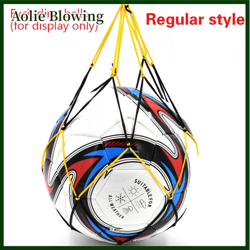 Aolie Bóng đá Túi lưới nylon đậm lưu trữ bóng duy nhất mang theo thiết bị di động thể thao ngoài trời bóng đá bóng rổ bóng chuyền
