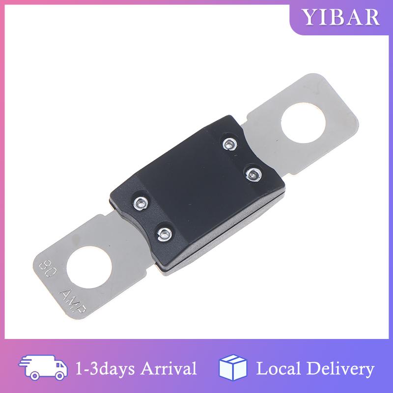 【YIBAR】 1 3 cái anm Mega Bolt-on Cầu Chì 30A 40A 50A 60A 80A 100A 150A 200A 250A 300A Lưỡi Cầu Chì cho Xe thuyền Phụ kiện âm thanh