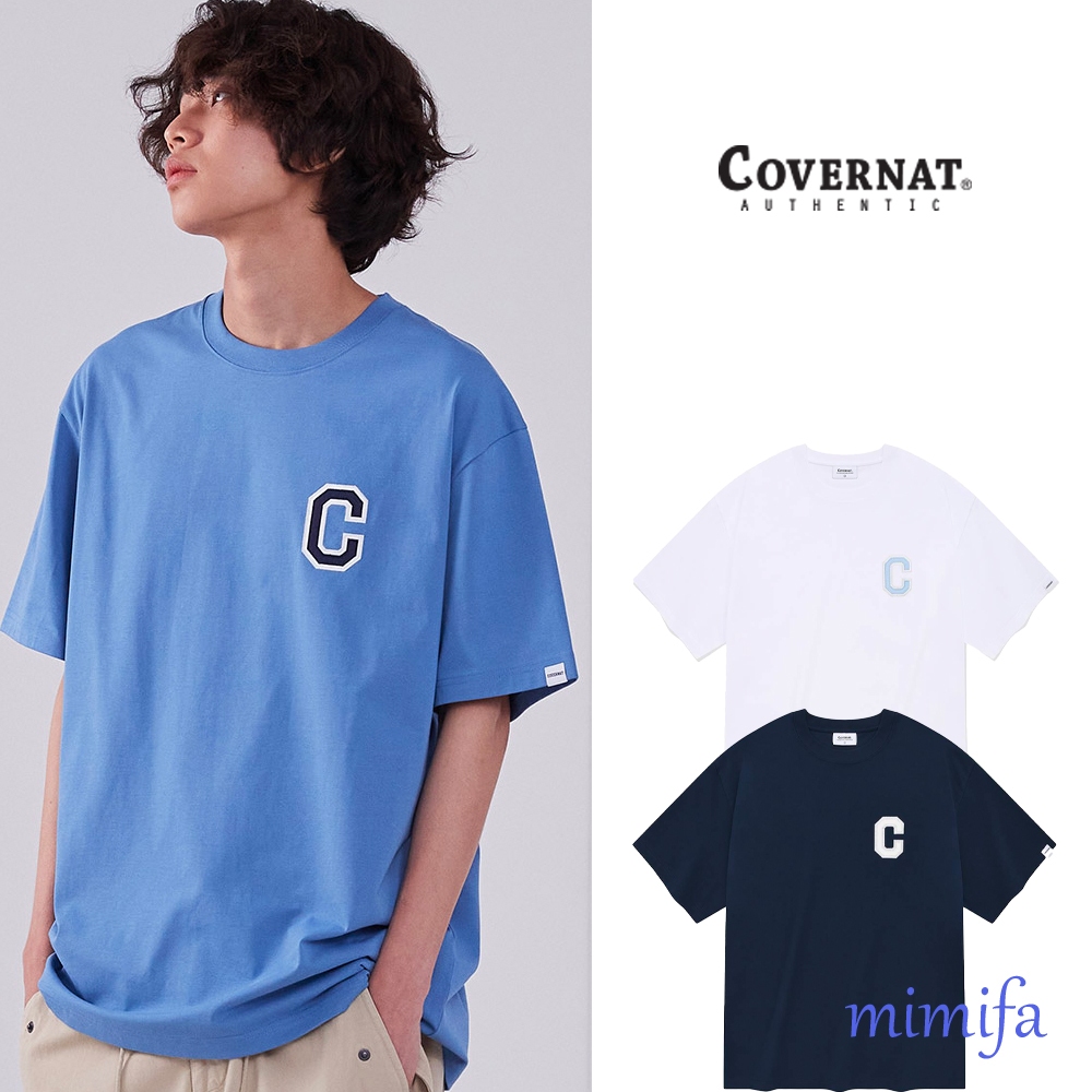 Tシャツ・カットソー COVERNAT CoverNatXWrangler 08 Vintage T-Shirt Blue Logo T-shirt | Dark Blue | Jack & Jones®