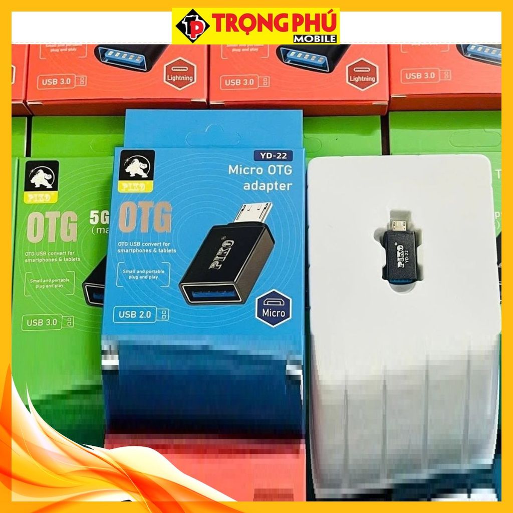 Đầu Chuyển OTG Piko YD-22 USB-Micro CH3 Hot