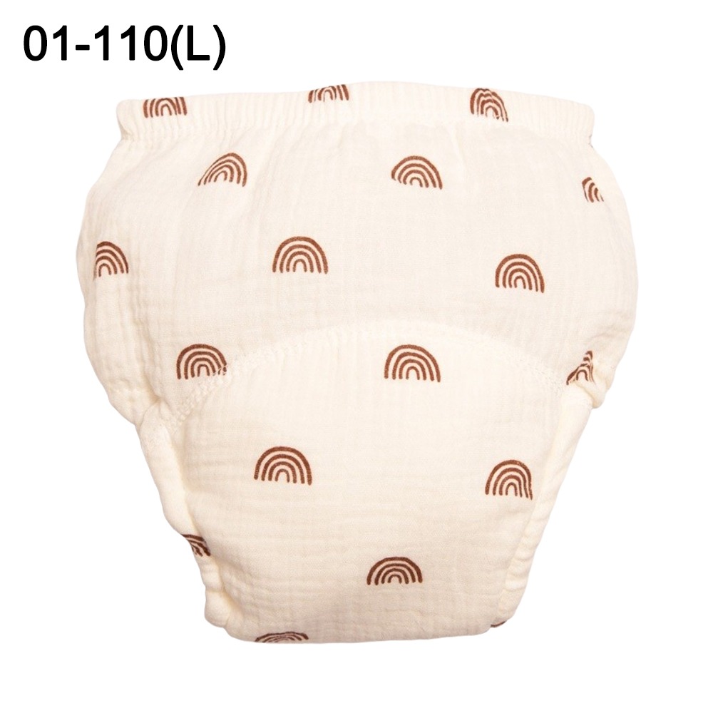 X MOM BABY Gạc bông Quần tập cho bé Thoáng khí Chống thấm nước Quần tã Thoải mái Chống rò rỉ Tã em bé Sử dụng cho trẻ  biết đi - 5