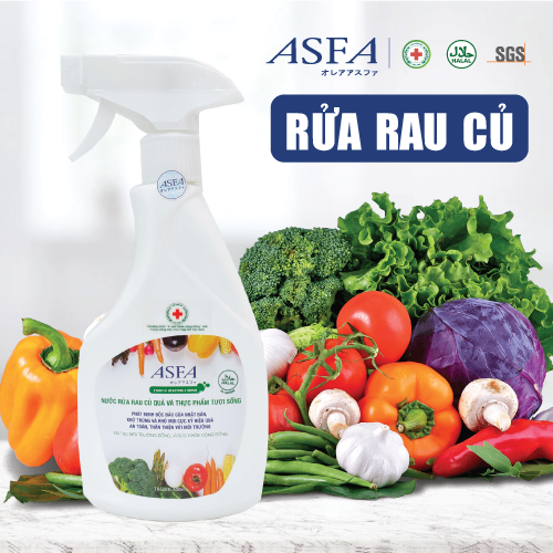 Nước rửa rau củ và thực phẩm tươi sống ASFA 500ML