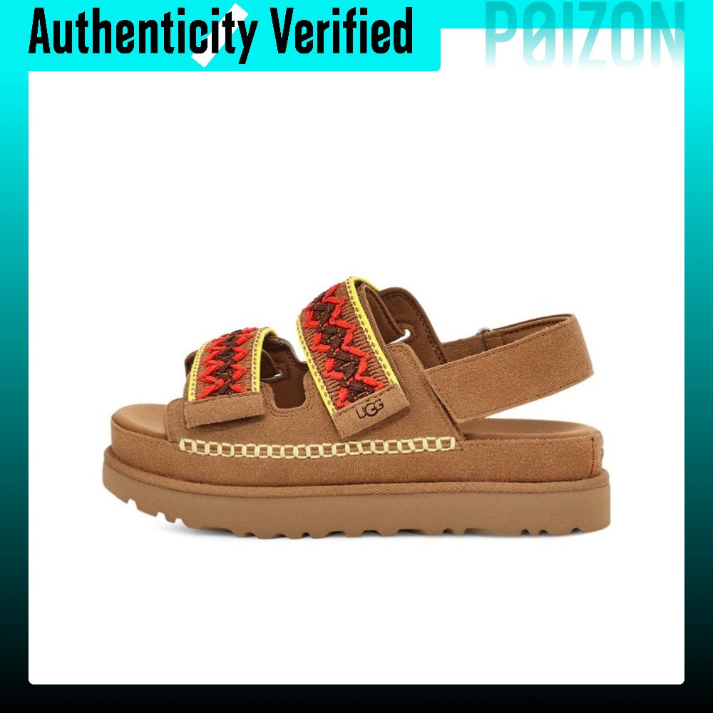 รองเท้าแตะผู้หญิง Ugg Goldenstar Heritage Braid Fabric แฟชั่นสตรี Chestnut 1139892-CHE ราคา 13,688 บาท*ส่งฟรี