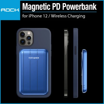 Rock P99 Magnetic 15W Wireless Fast Charging PD 20W Powerbank 10000mAh for iPhone 12