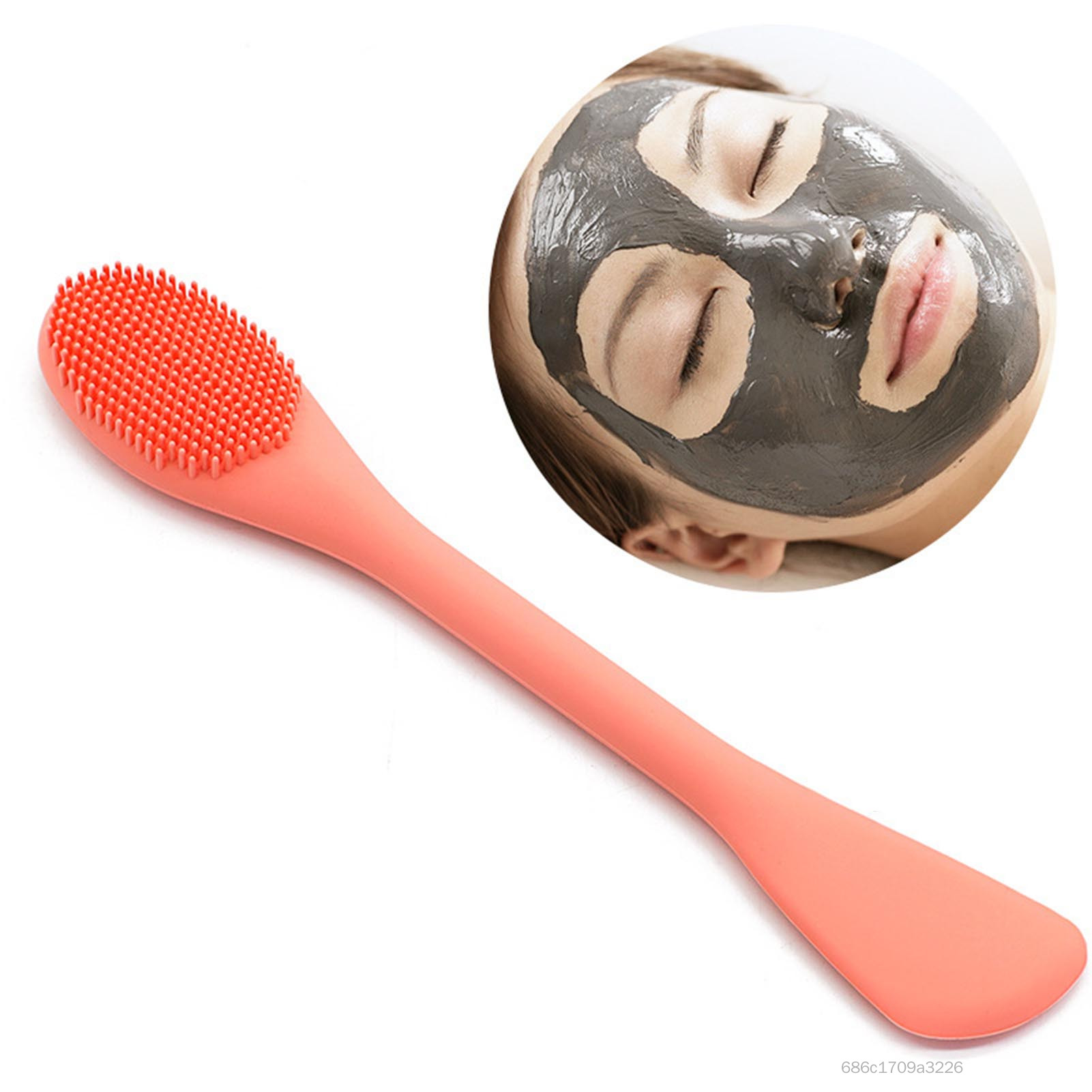 Silicone Face Scrubber Mặt nạ bàn chải silicon làm sạch mặt mặt nạ bàn chải cho mặt chăm sóc da và massage dbs-vn