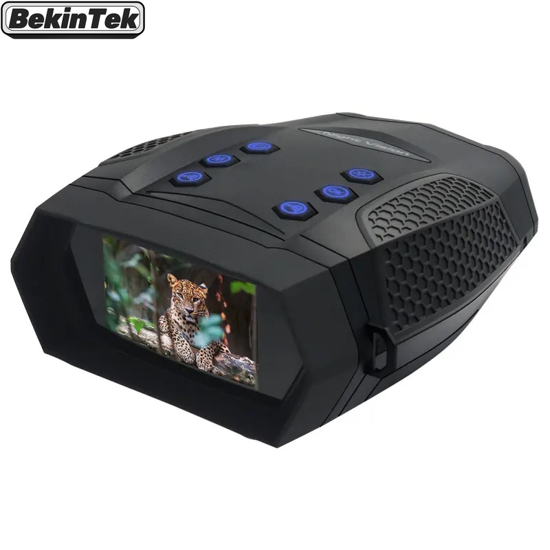 BekinTek แว่นกันแสงกลางคืน 4K NVG กล้องส่องทางไกลแสงน้อย ดิจิทัล แว่นกันแสงอินฟราเรด มองกลางคืน ระยะมองเห็นในที่มืดสนิท IR 600 เมตร เซ็นเซอร์ระดับดาว ซูม 8 เท่า บันทึกวิดีโอ 4K ถ่ายรูป 48MP รองรับการ์ด TF 32G ปุ่มแบ็คไลท์ ราคา 4,920 บาท*ส่งฟรี