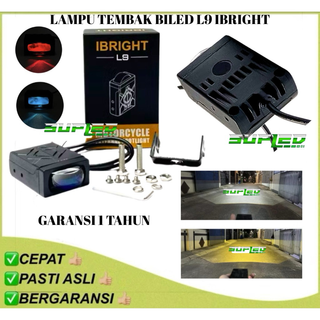 LAMPU TEMBAK BILED L9 IBRIGHT Harga 169,000 rupiah*Gratis Ongkir