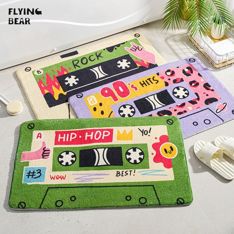 Bathroom absorbent floor mat toilet carpet entry door mat door toilet toilet non-slip household floor mat ราคา 68 บาท*ส่งฟรี