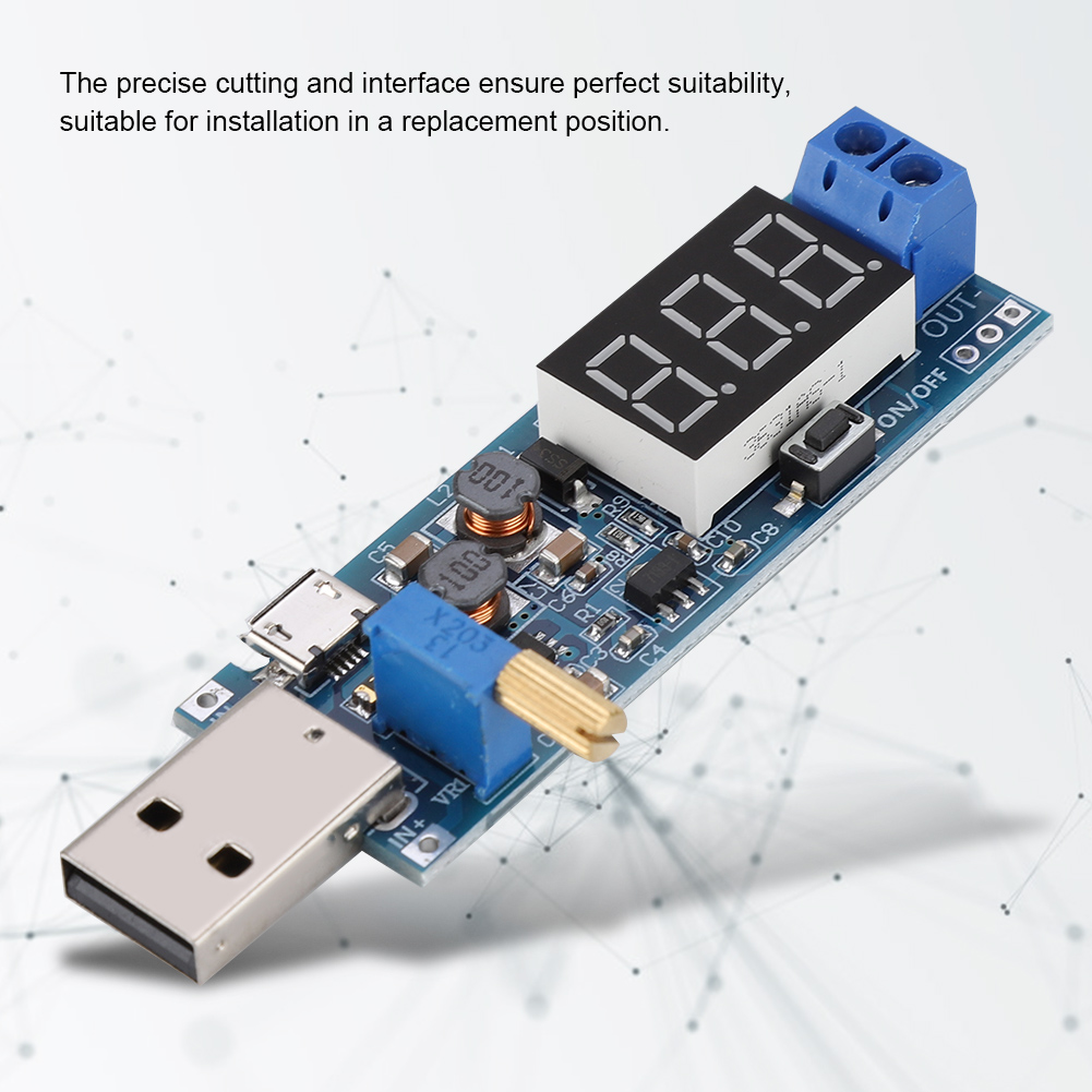 Smate USB Mô-đun tăng Dễ dàng lắp đặt mô-đun điều chỉnh điện áp cho Debug cụ
