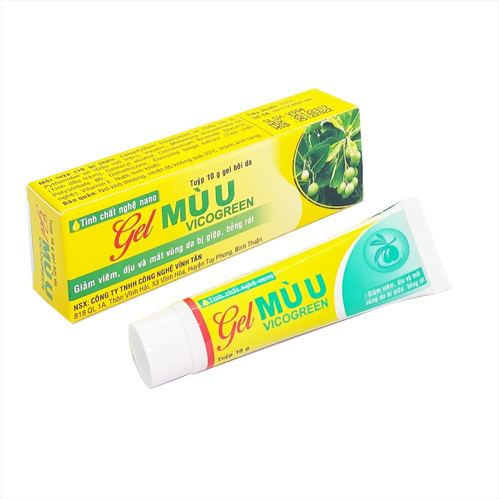 Gel mù u, bôi phỏng vicogreen