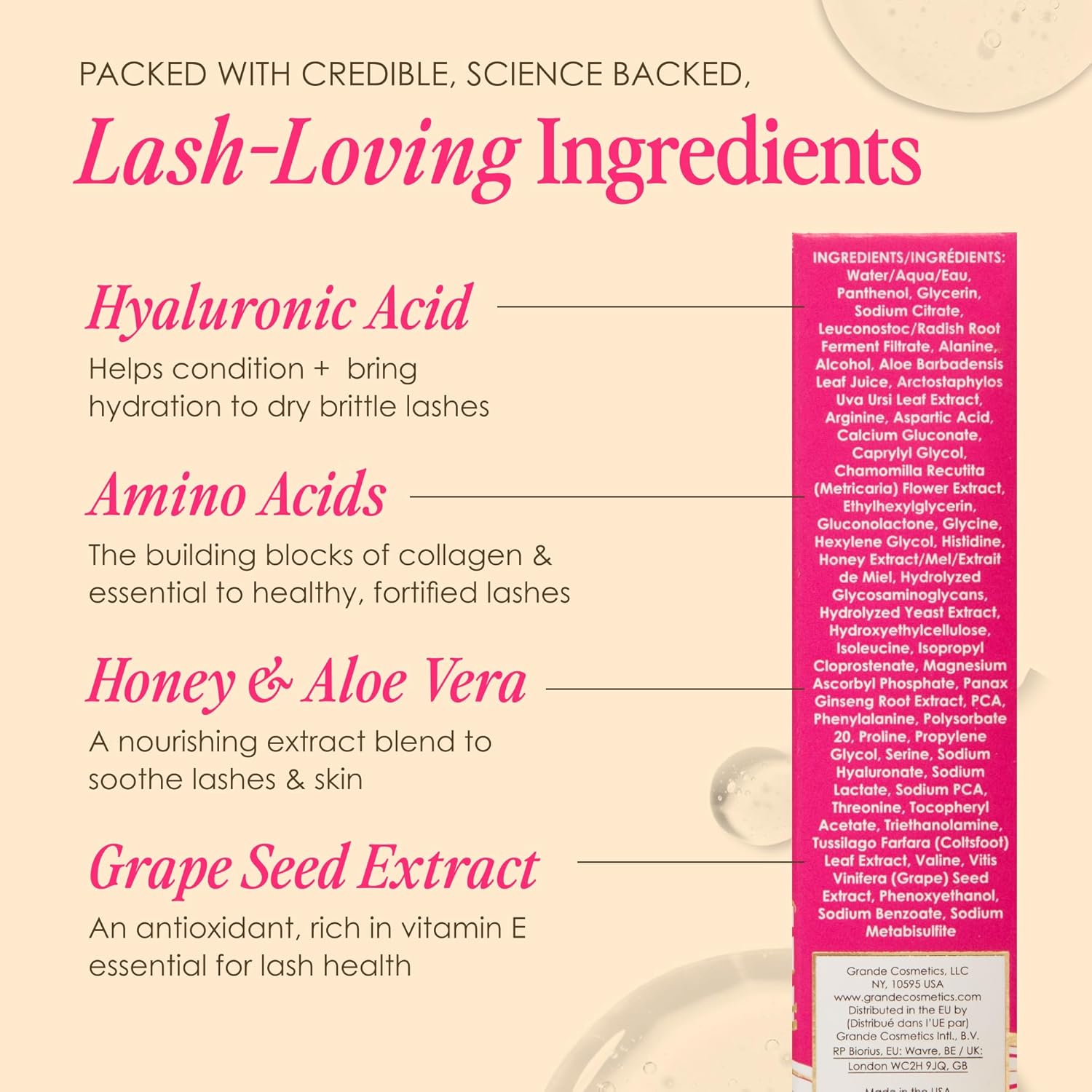 Grande Cosmetics Grande Cosmetics GrandeLASH-MD Siero per ciglia, 4 ml_voghion.com