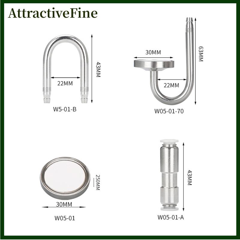 AttractiveFine Zrdr Aquarium CO2 Máy phun sương CO2 khuếch tán gương 304 thép không gỉ áp lực giảm solenoid van Refiner cho thực vật thủy sinh tăng trưởng Fish Tank CO2 Refiner