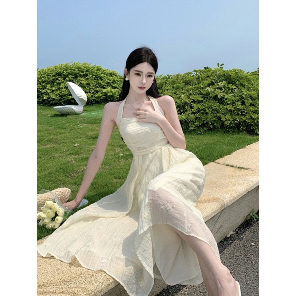 Váy yếm vintage Lydia Dress by Jane